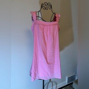 Pink Lady lace Trim casual sundress